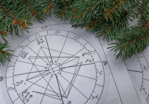Boże Narodzenie i astrologia w tle